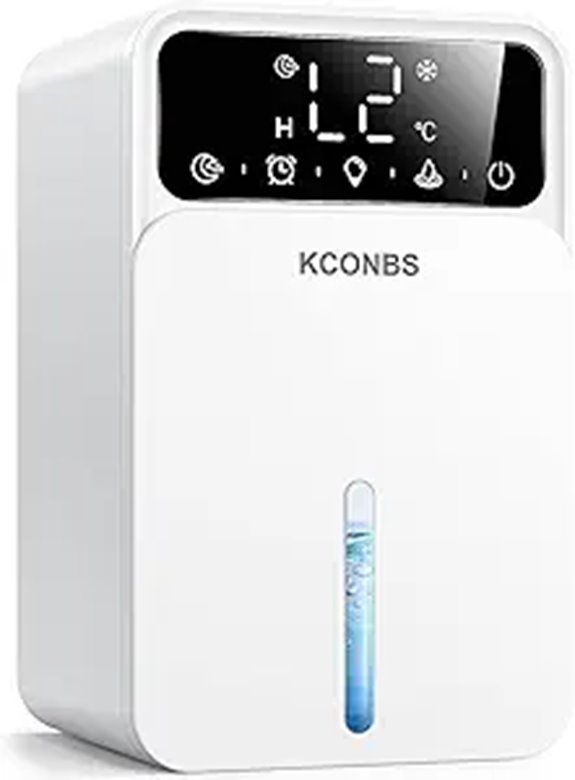 Portable Dehumidifier for Medium Rooms with Lights