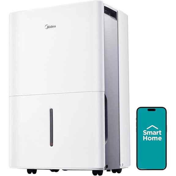 Midea 50 Pint Dehumidifier with Pump 4,500 Sq. Ft