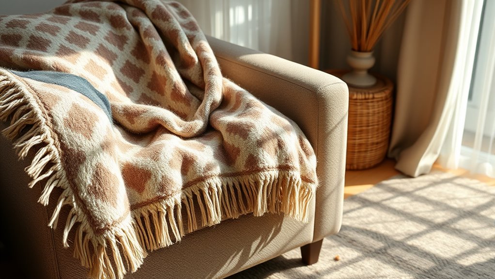 minimize clutter and textiles