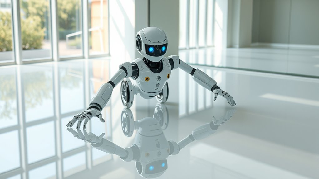 mirror cleaning robot features