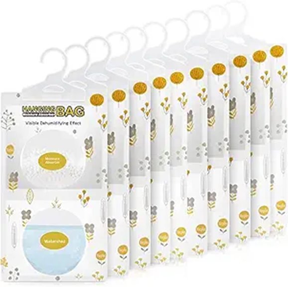 Vacplus Moisture Absorber Bags 10-Pack Fragrance-Free