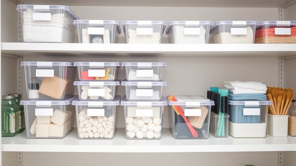 organized labeled storage solutions