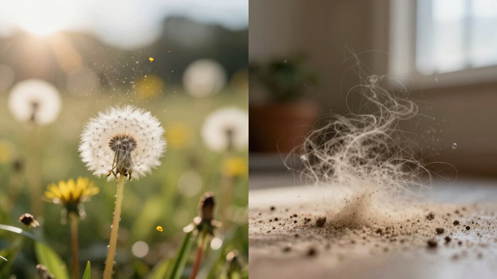 outdoor air vs indoor fibers