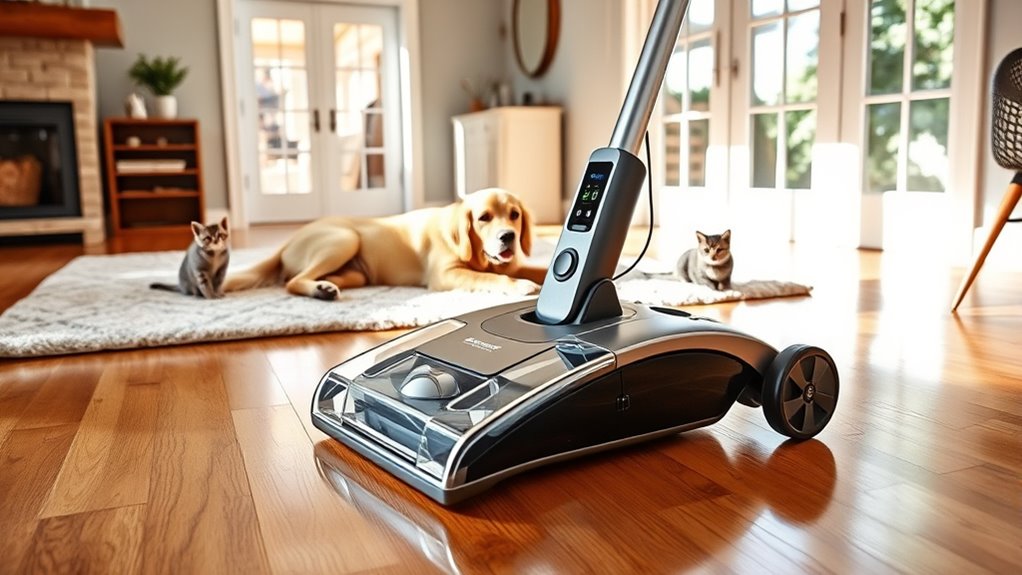 pet hair cleaning efficiency