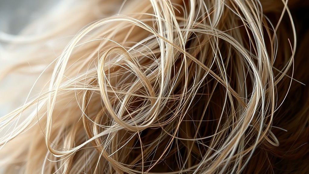 pet hair tangles and buildup