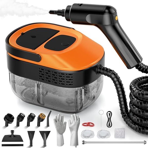 Handheld Steam Cleaner for Home & Car (15s Heat)