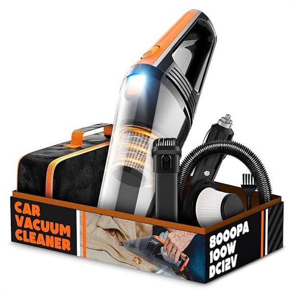 SYAYVO Portable Car Vacuum Cleaner with Attachments