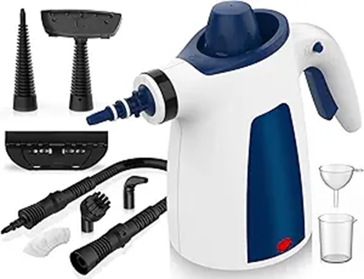 High-Pressure Handheld Steam Cleaner with Attachments