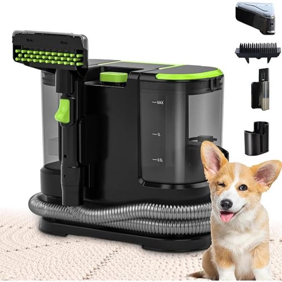 Portable Carpet & Upholstery Cleaner with Deep Stain Removal