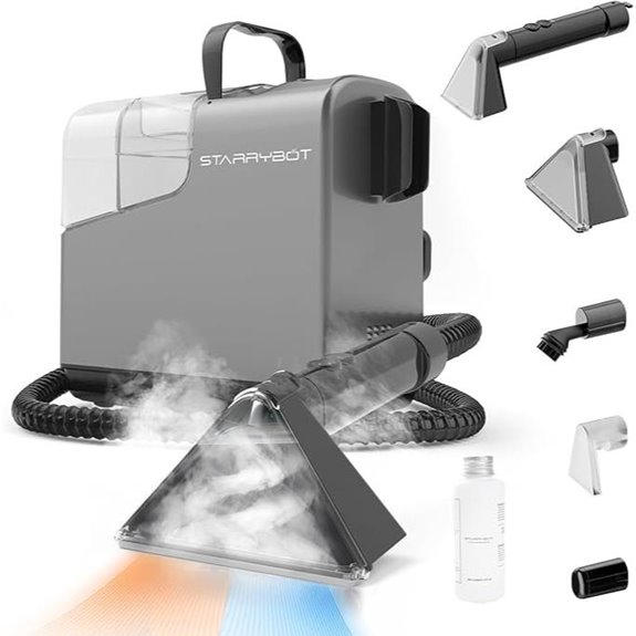 Portable Carpet Cleaner with Steam Suction Tools