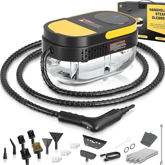 Gautye Portable Steam Cleaner with Accessories