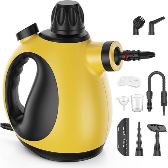 Pressurized Handheld Steam Cleaner with 380ML Tank