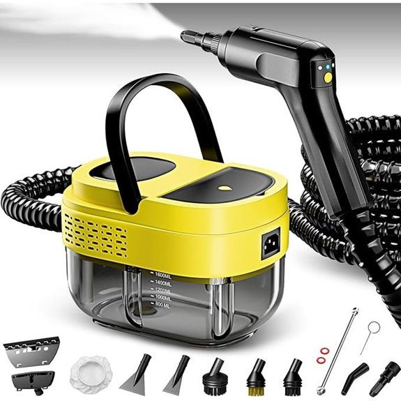Steam Cleaner with 16 Accessories 2500W Portable