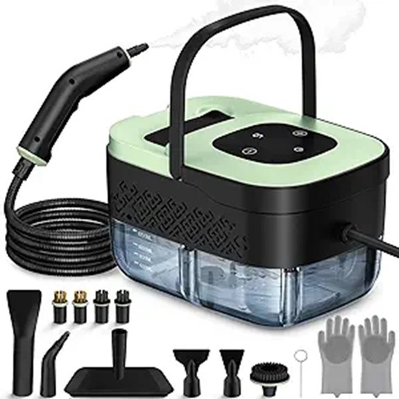Portable Steam Cleaner with Accessories for Home and Car