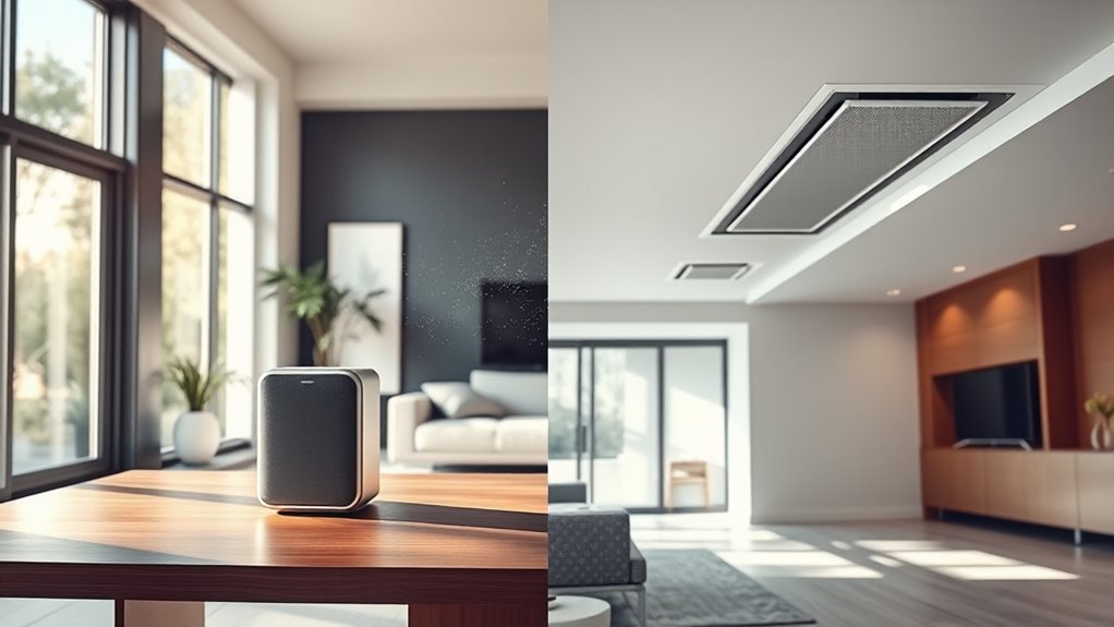 portable vs whole home air purification