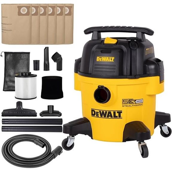 DEWALT 6 Gal Stealthsonic Wet/Dry Shop Vacuum