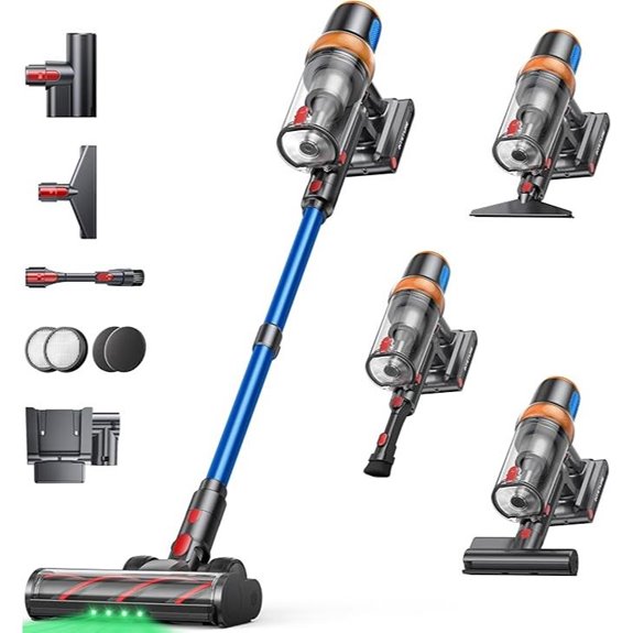 Cordless Vacuum Cleaner 600W 50KPA 65Min Self-Standing