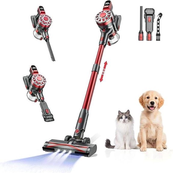 Cordless Vacuum Cleaner with Strong Suction and Long Runtime