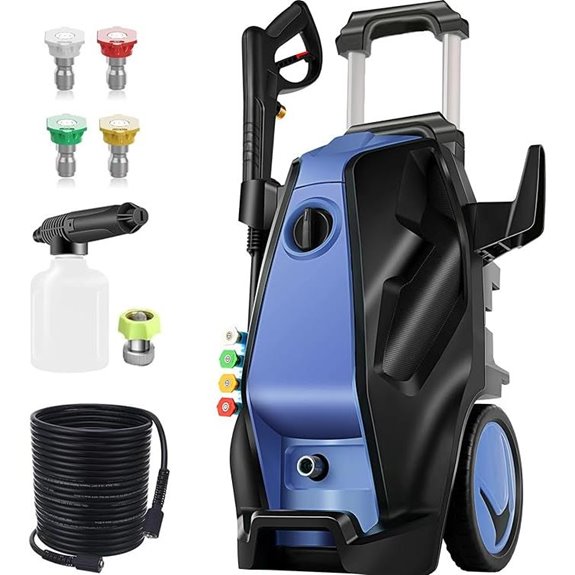 Heavy Duty Electric Pressure Washer with Accessories