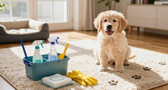 preparing for puppy accidents