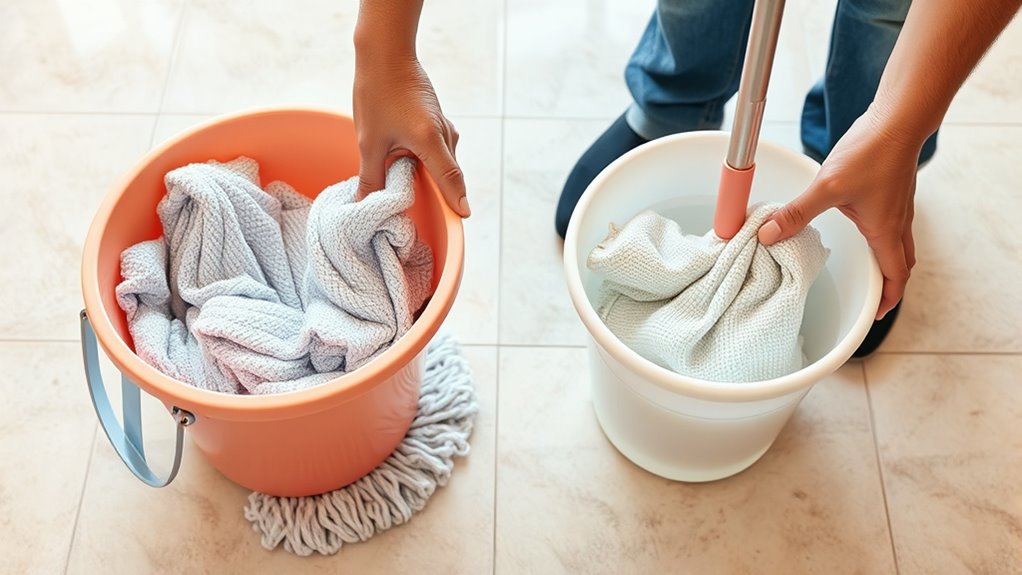 prevent cross contamination with microfiber