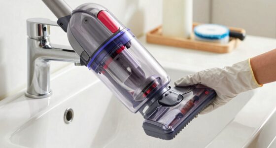 prevent dust cloud during cleaning