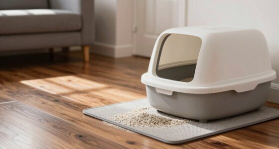 preventing cat litter dust spread