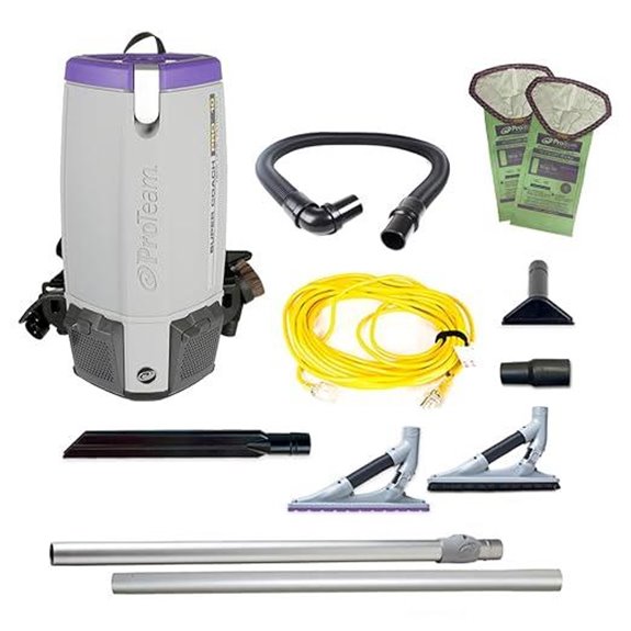 ProTeam Super Coach Pro 10 Backpack Vacuum Kit