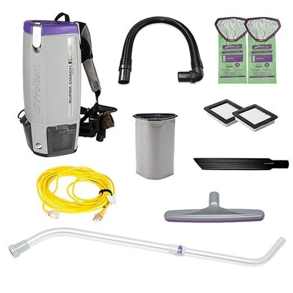 ProTeam Super Coach Pro 10 Backpack Vacuum Kit