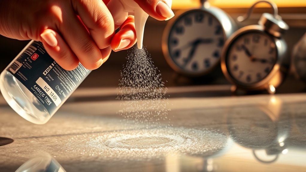 proper disinfectant application techniques