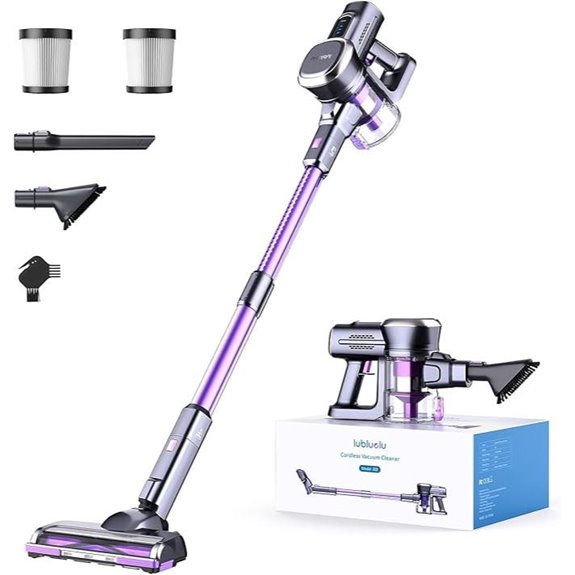Lubluelu Cordless Stick Vacuum Cleaner (Purple)