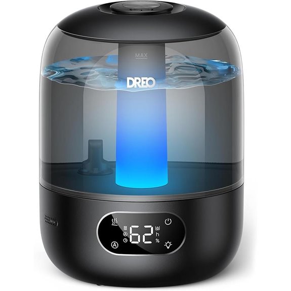 Dreo 3L Quiet Ultrasonic Humidifier with Night Light