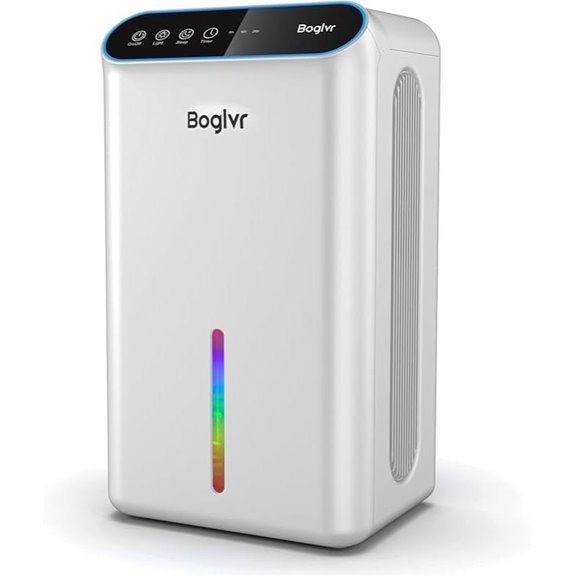 Dehumidifier for Home 85 OZ Quiet with Lights