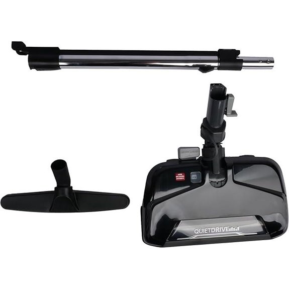 QuietDrive Central Vacuum Nozzle with Wand & Brush