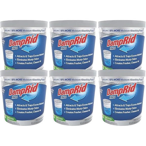 DampRid Refillable Moisture Absorber 6-Pack