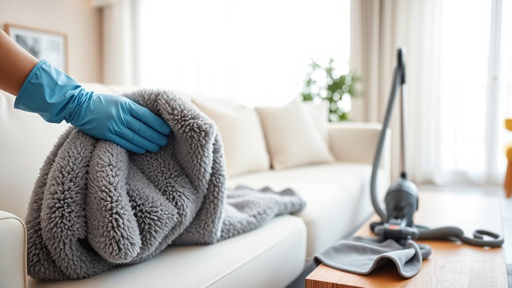 regular cleaning reduces allergens