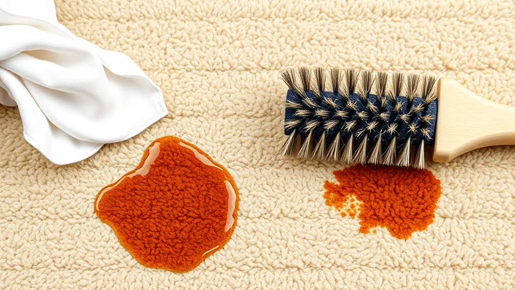 regular stain prevention and care