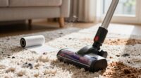 repeated vacuuming is ineffective