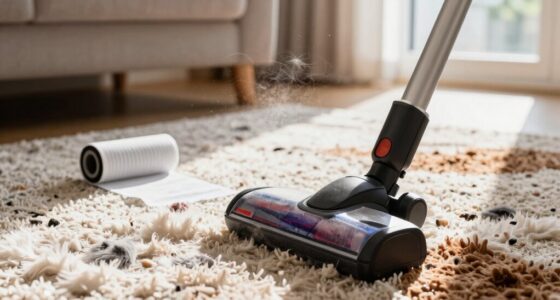 repeated vacuuming is ineffective