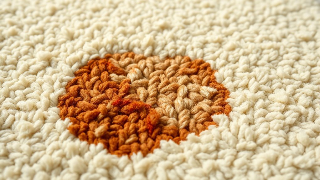 residual moisture causes stain migration