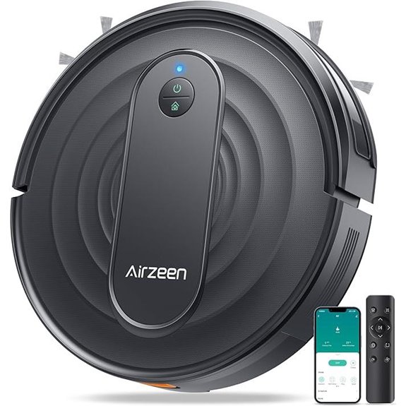 Airzeen Robot Vacuum with Carpet Boost and App Control