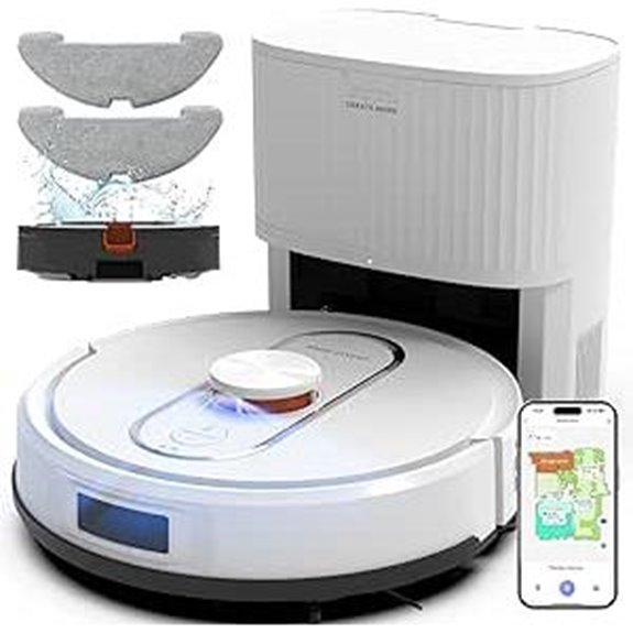 Bagotte Robot Vacuum and Mop with Self-Empty Station