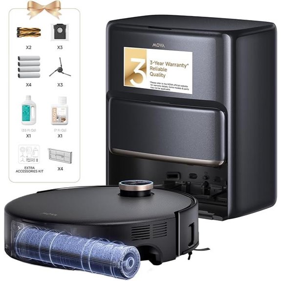 robotic vacuum with mopping