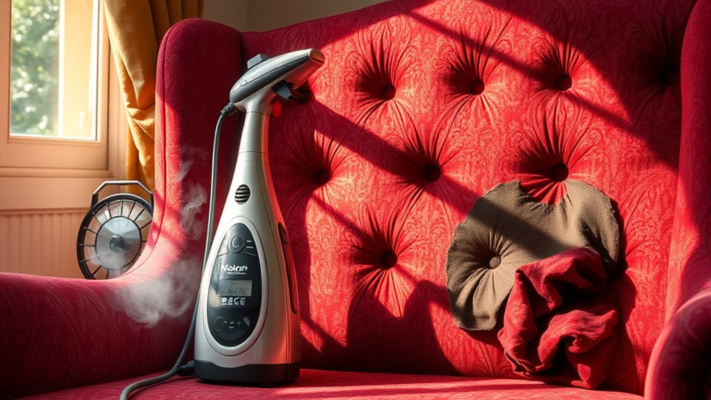 safe steam upholstery cleaning