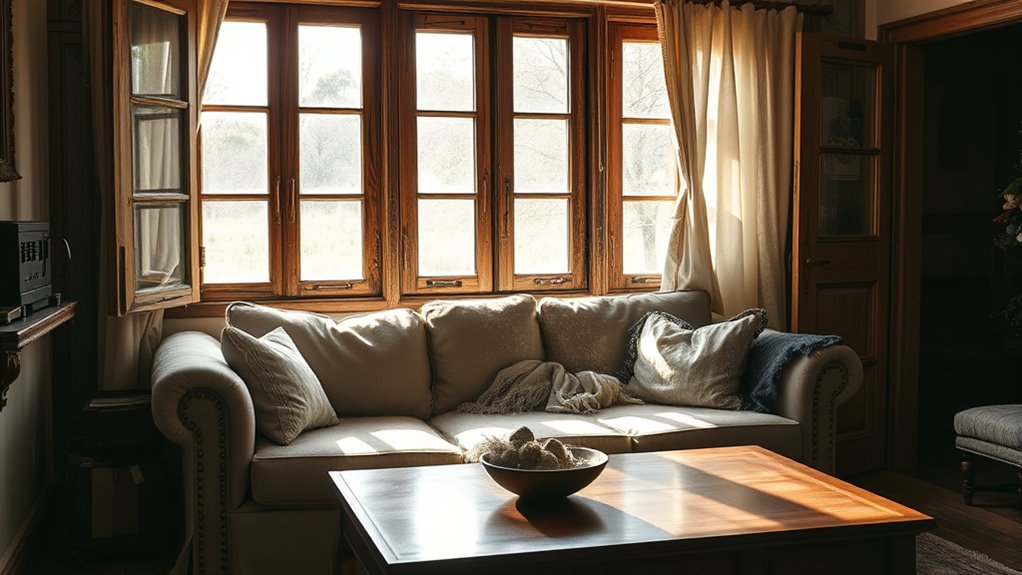 seal gaps to reduce dust