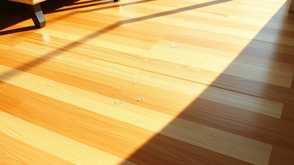 seal hardwood surface regularly