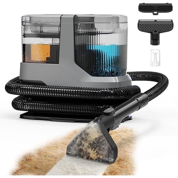 Portable Carpet & Upholstery Cleaner with Self-Cleaning