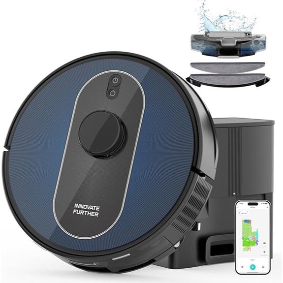 Robot Vacuum & Mop with Self-Empty Base