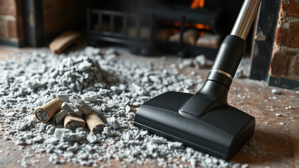 shop vacs unsuitable for ashes