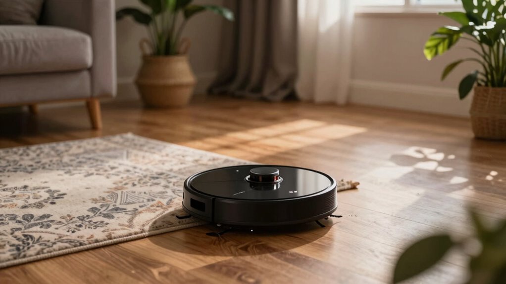silent robot vacuum operation